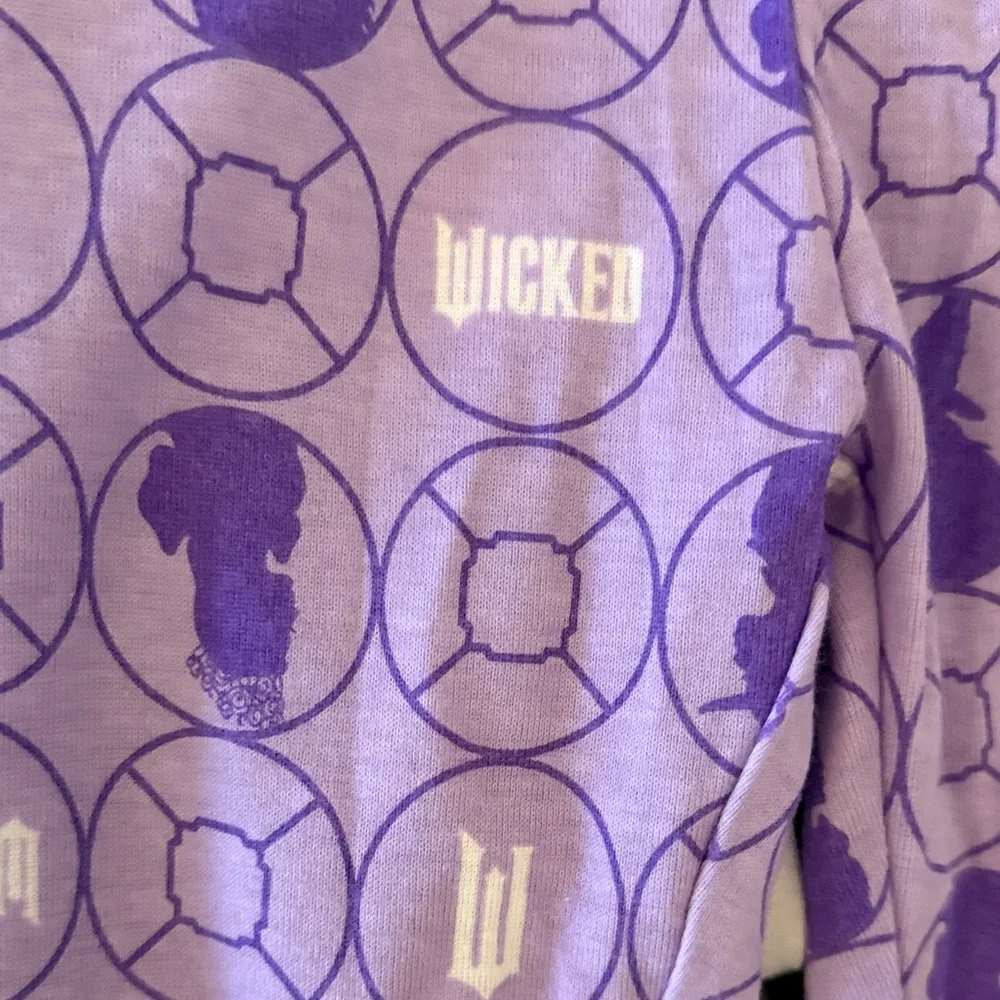 NWT Old Navy Girls' Wicked Two-Piece Pajama Set - White & Purple